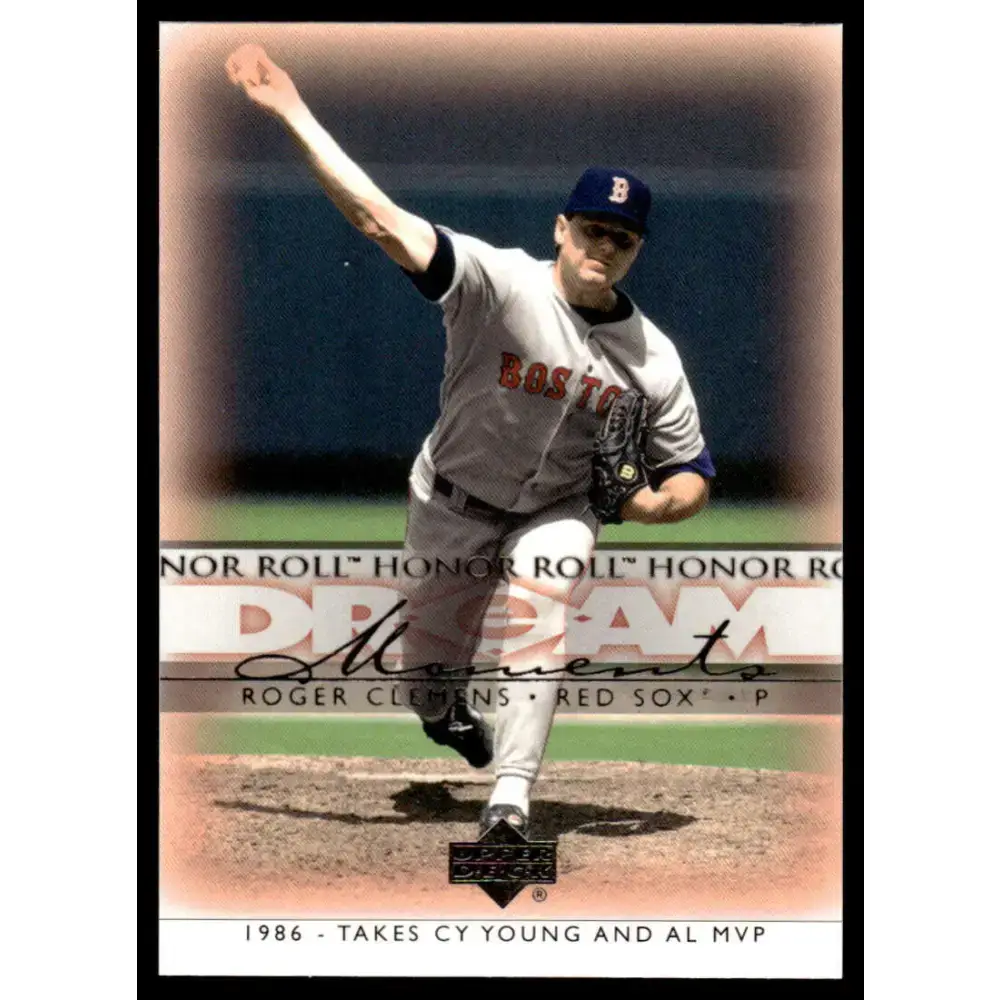 2002 Upper Deck Honor Roll #65 Roger Clemens EX/NM Boston Red Sox Baseball Card - Baseball Card Single