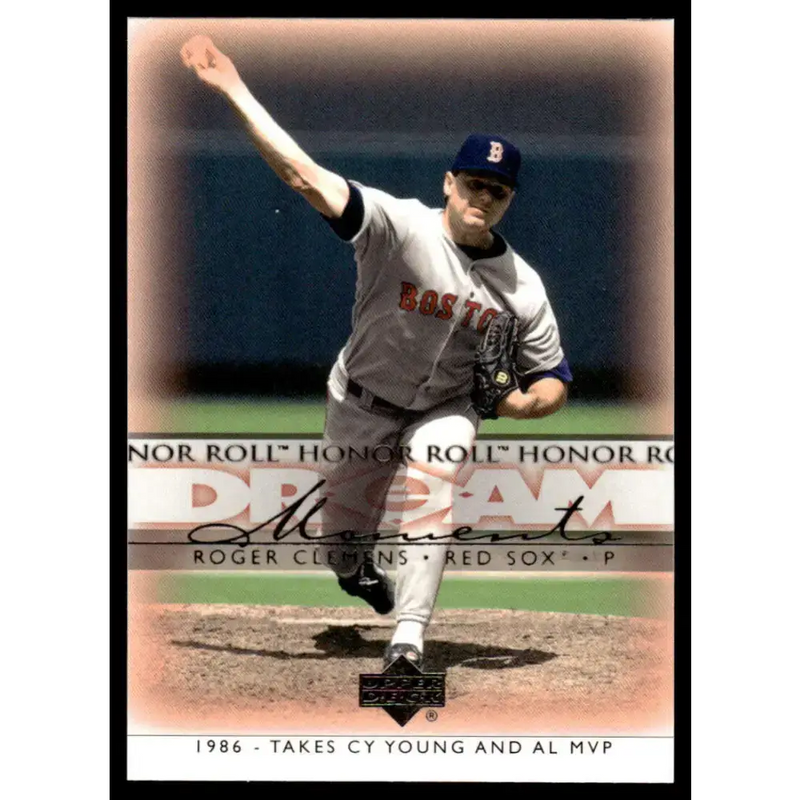 2002 Upper Deck Honor Roll #65 Roger Clemens EX/NM Boston Red Sox Baseball Card - Baseball Card Single