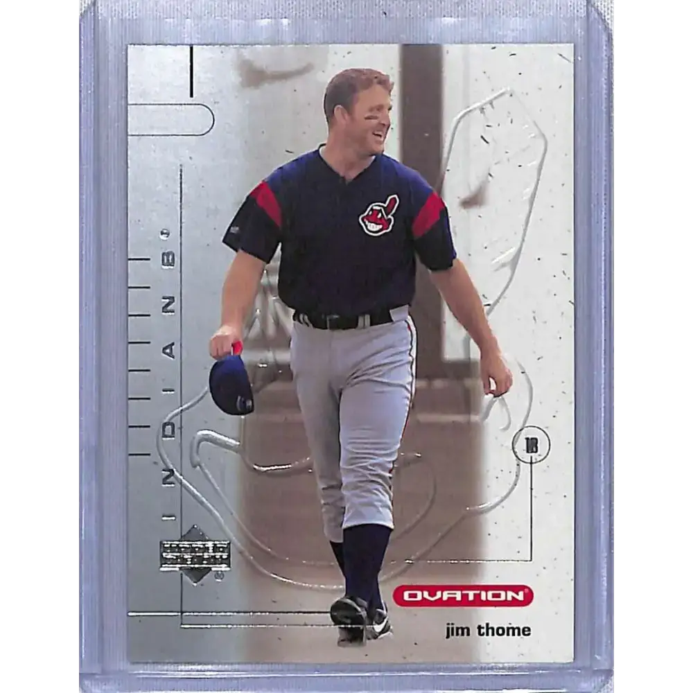 2002 Upper Deck Ovation #7 Jim Thome Silver NM-MT Baseball Card - Baseball Card Single