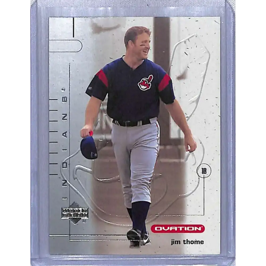 2002 Upper Deck Ovation #7 Jim Thome Silver NM-MT Baseball Card - Baseball Card Single
