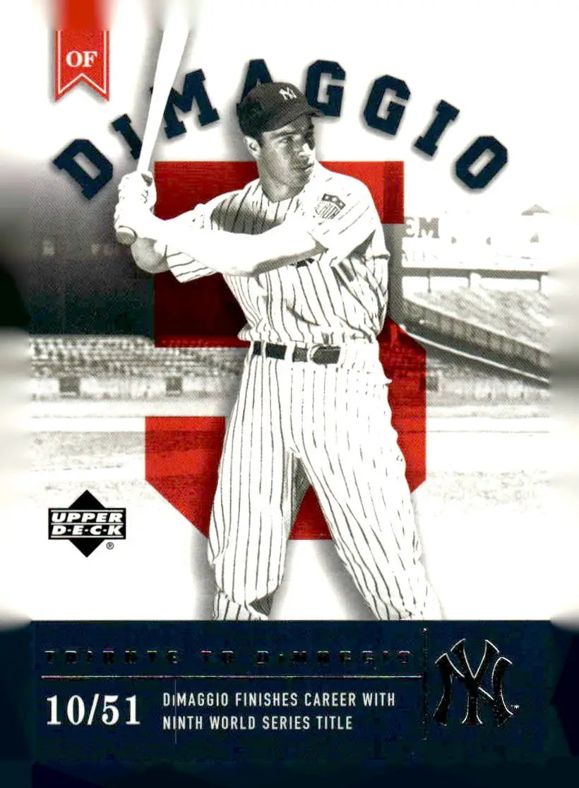 2002 Upper Deck Prospect Premieres #109 Joe DiMaggio - Baseball Card Single