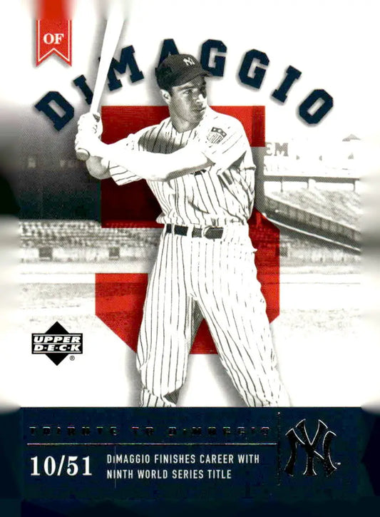 2002 Upper Deck Prospect Premieres #109 Joe DiMaggio - Baseball Card Single