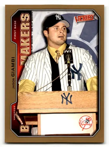 2002 Upper Deck Victory Gold #540 Jason Giambi Yankees ID:60612 - Baseball Card Single