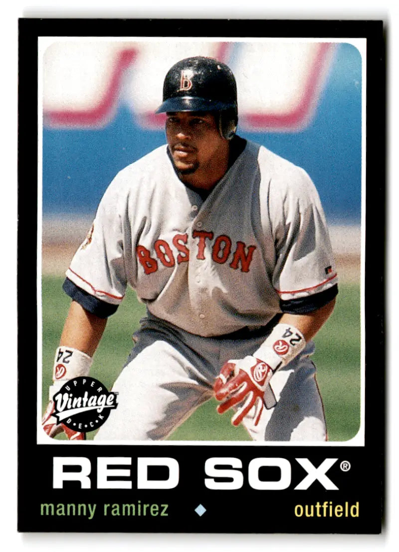 2002 Upper Deck Vintage #75 Manny Ramirez NM-MT Red Sox ID:81248 - Baseball Card Single