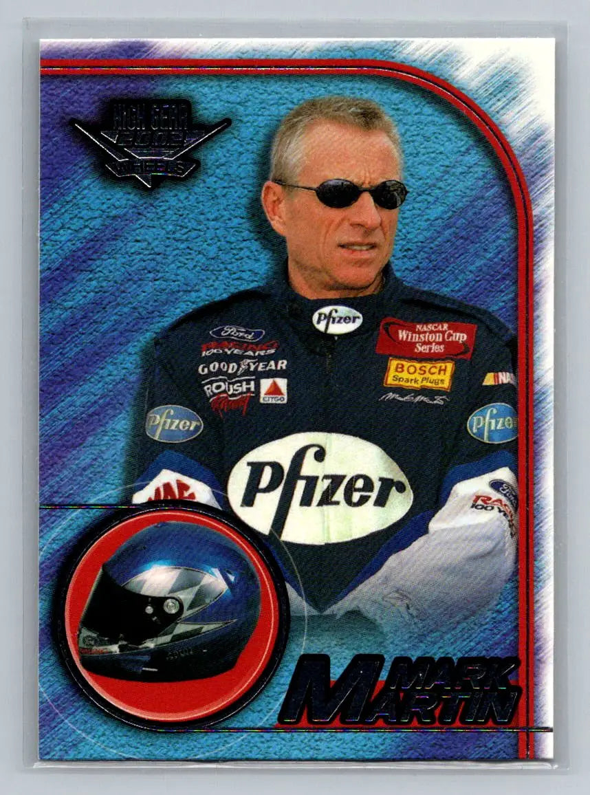 2002 Wheels High Gear #15 Mark Martin Roush Racing - Racing Card Single