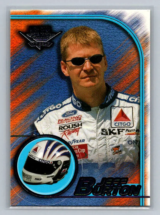 2002 Wheels High Gear #2 Jeff Burton Roush Racing - Racing Card Single