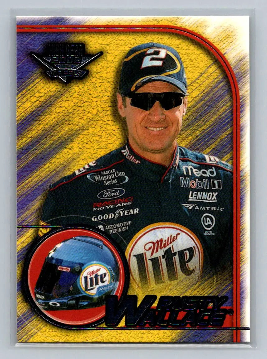 2002 Wheels High Gear #26 Rusty Wallace Penske Racing South - Racing Card Single