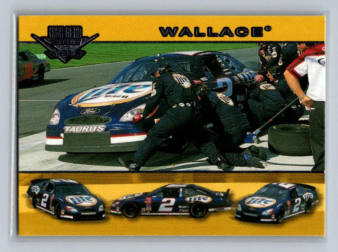 2002 Wheels High Gear #33 Rusty Wallace Penske Racing South - Racing Card Single