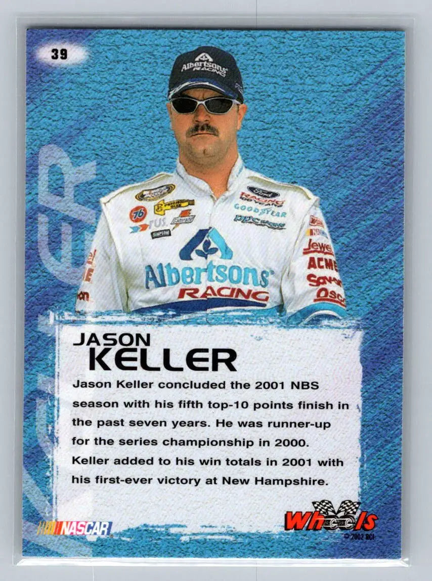 2002 Wheels High Gear #39 Jason Keller PPC Motorsports - Racing Card Single