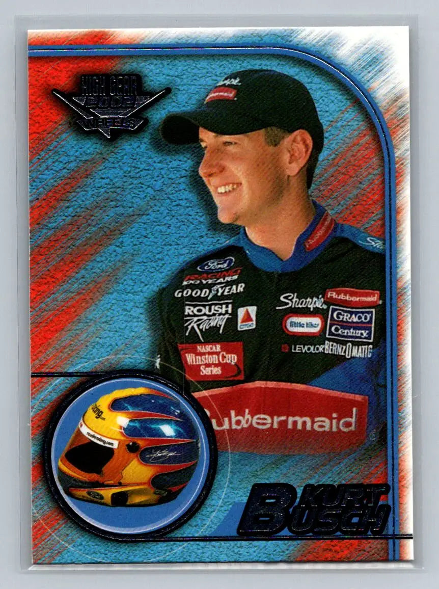 2002 Wheels High Gear #4 Kurt Busch Roush Racing - Racing Card Single