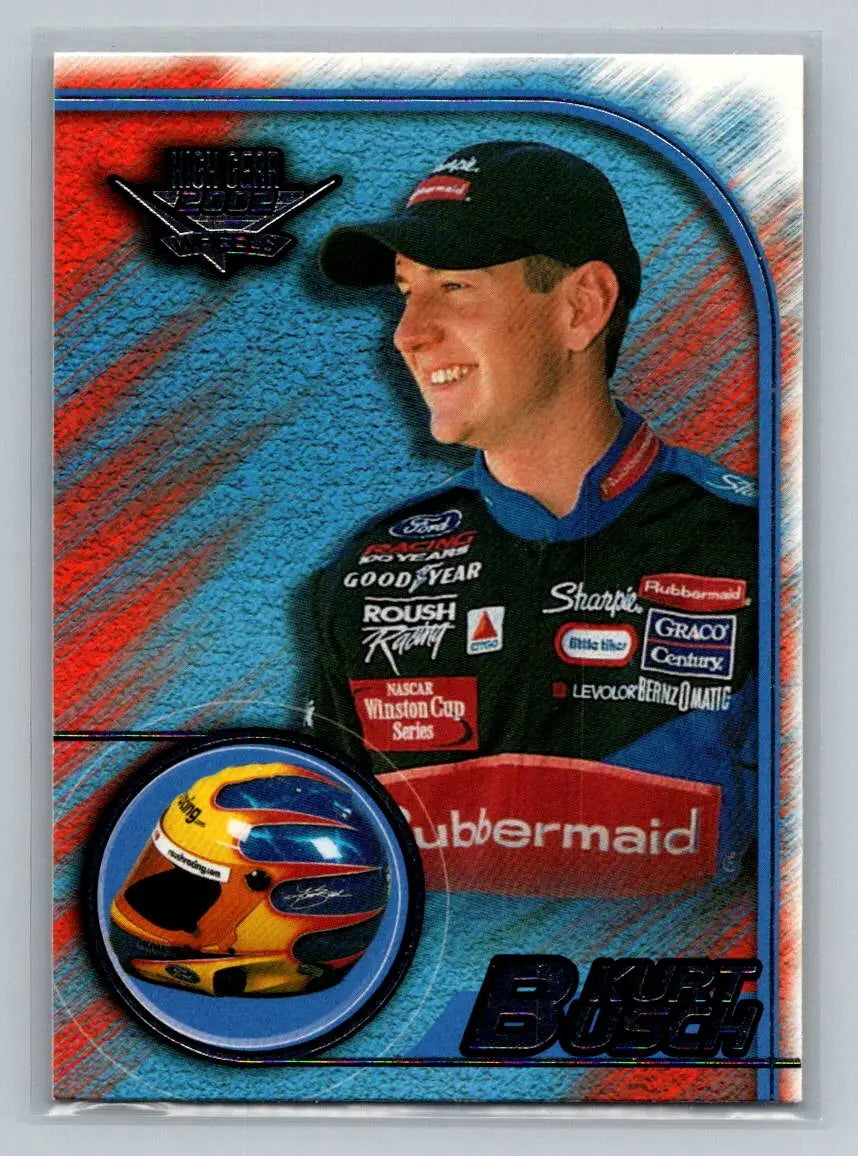 2002 Wheels High Gear #4 Kurt Busch Roush Racing - Racing Card Single