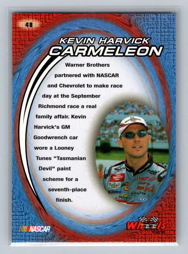 2002 Wheels High Gear #48 Kevin Harvick Richard Childress Racing - Racing Card Single