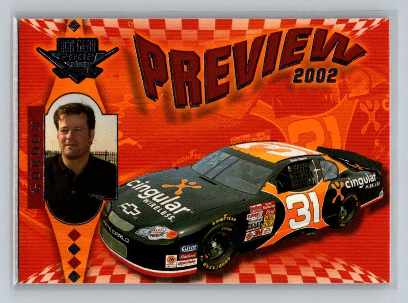 2002 Wheels High Gear #68 Robby Gordon Richard Childress Racing - Racing Card Single