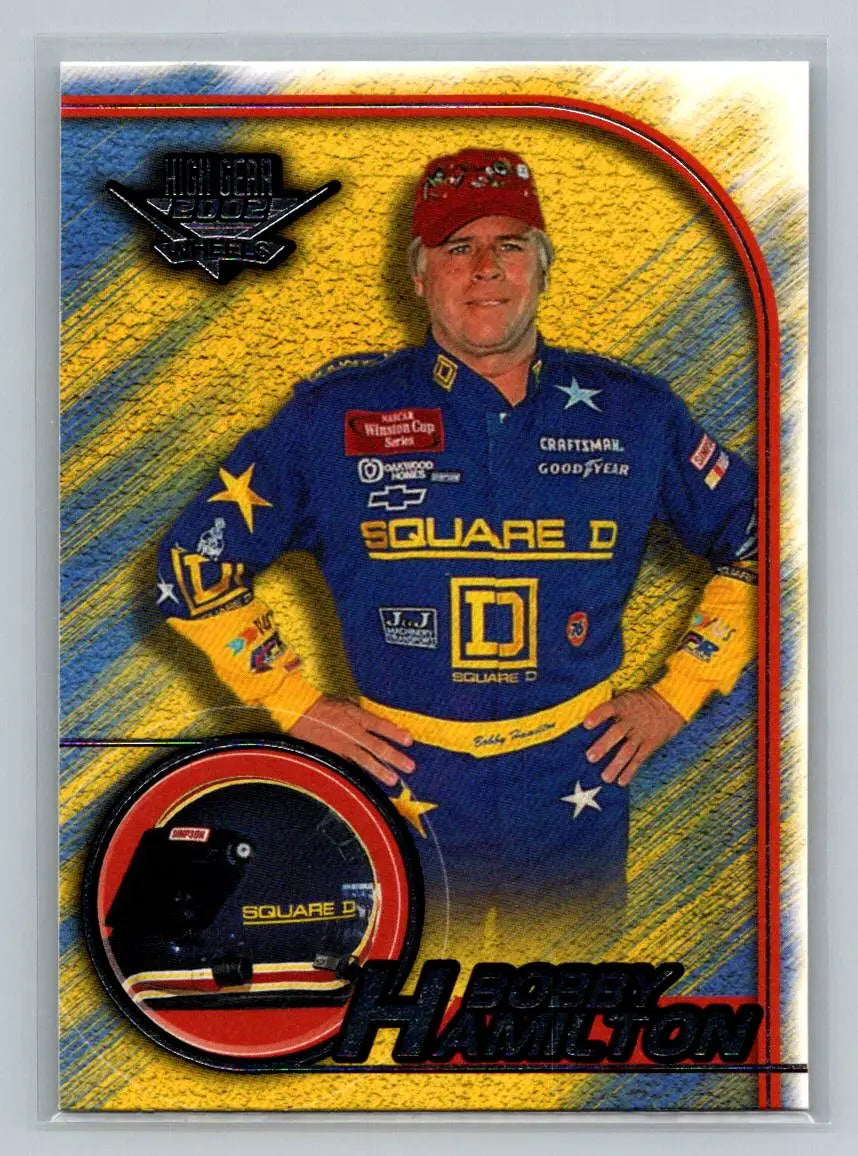 2002 Wheels High Gear #8 Bobby Hamilton Andy Petree Racing - Racing Card Single