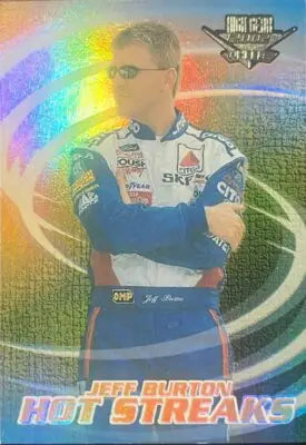 Jeff Burton racing card from Wheels High Gear High Gear Hot series