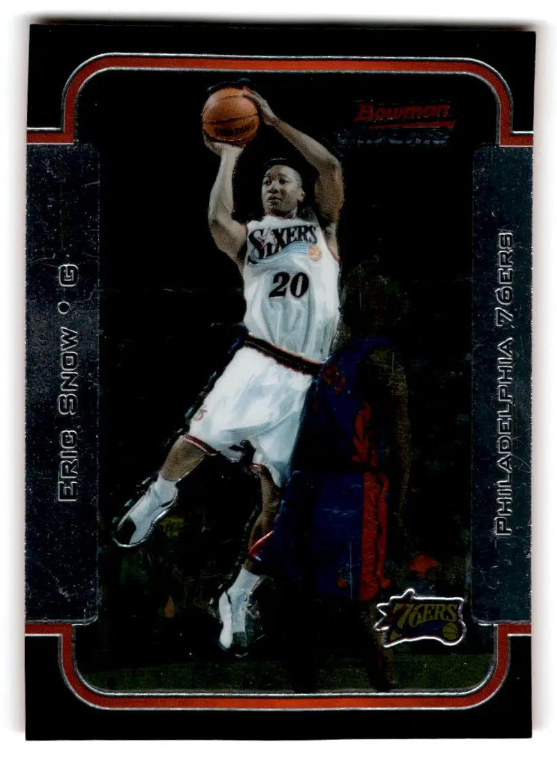 2003-04 Bowman #85 Eric Snow Chrome - Basketball Card Single