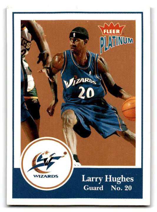 2003-04 Fleer Platinum #28 Larry Hughes - Basketball Card Single