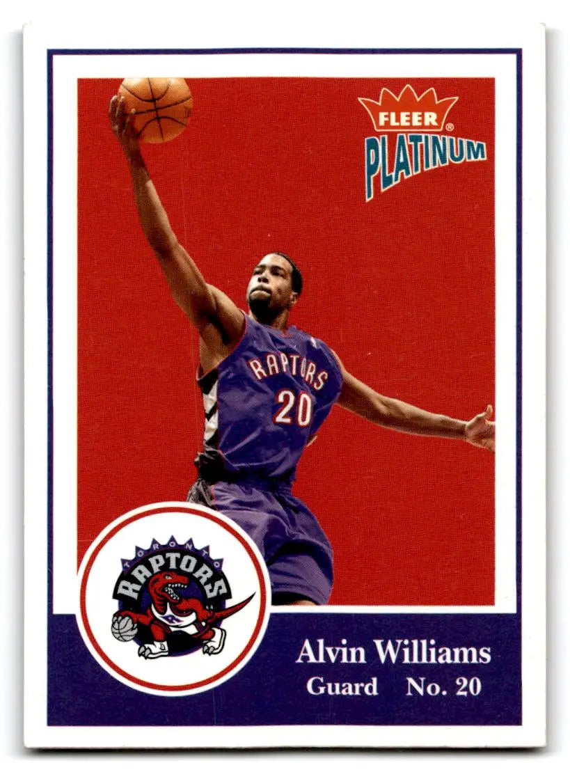 2003-04 Fleer Platinum #29 Alvin Williams - Basketball Card Single