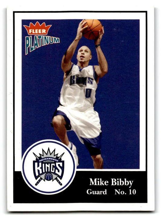2003-04 Fleer Platinum #61 Mike Bibby - Basketball Card Single