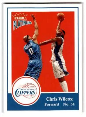 2003-04 Fleer Platinum #62 Chris Wilcox - Basketball Card Single