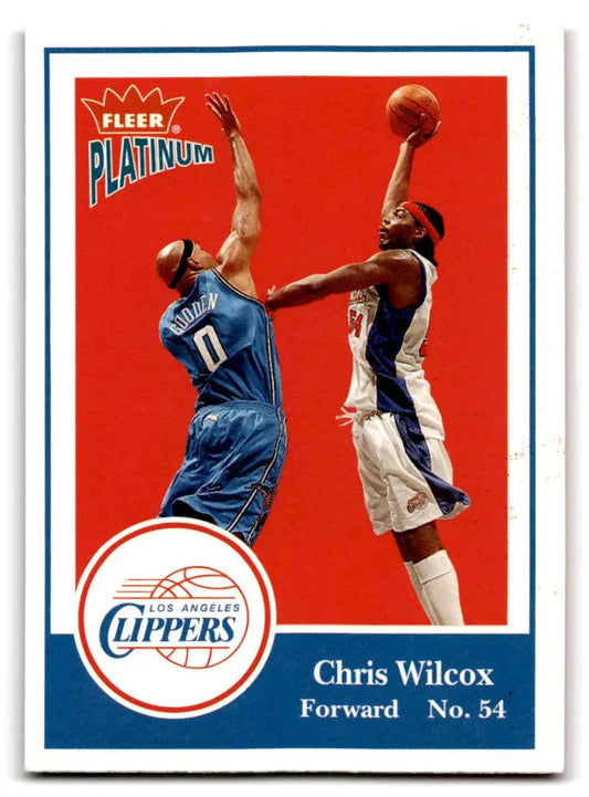 2003-04 Fleer Platinum #62 Chris Wilcox - Basketball Card Single
