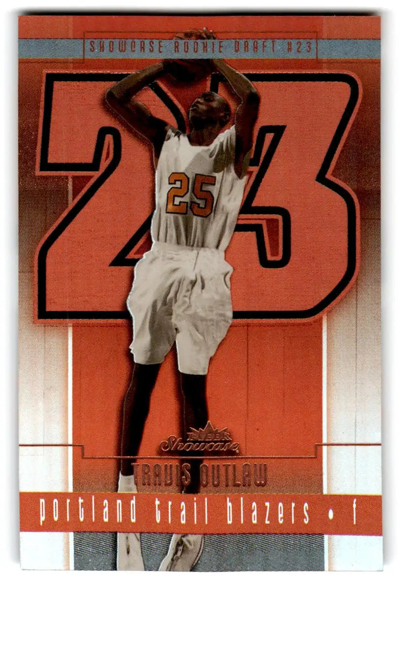 2003-04 Fleer Showcase #112 Travis Outlaw #/1000 - Basketball Card Single