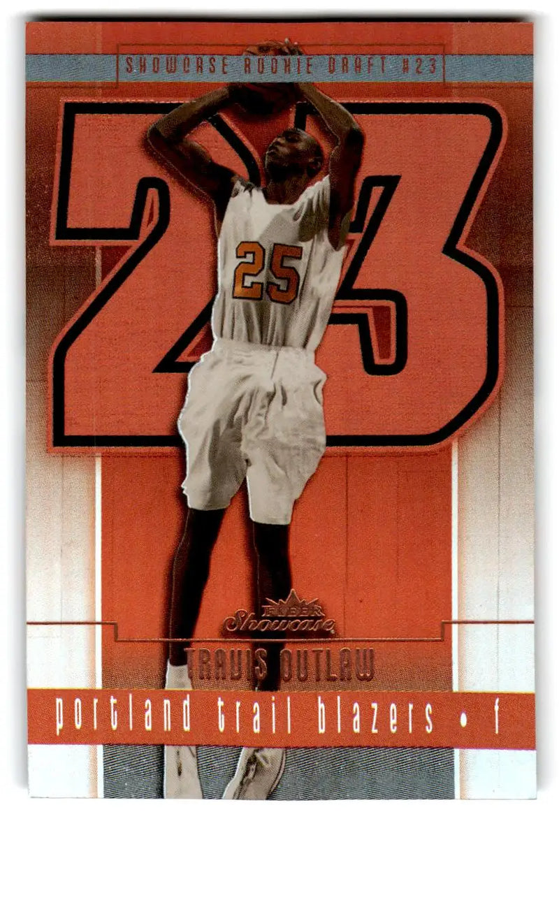 2003-04 Fleer Showcase #112 Travis Outlaw #/1000 - Basketball Card Single