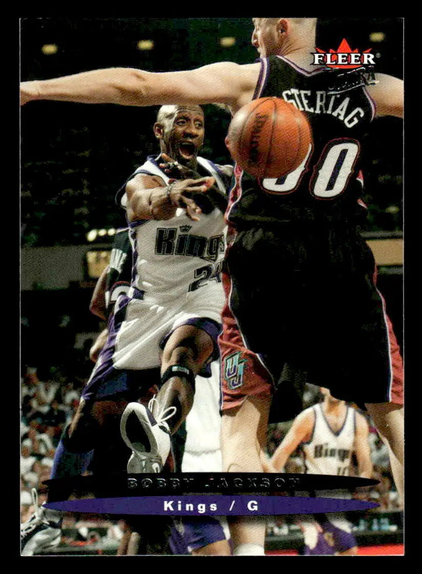 2003-04 Fleer Ultra #115 Bobby Jackson Base Sacramento Kings - Basketball Card Single