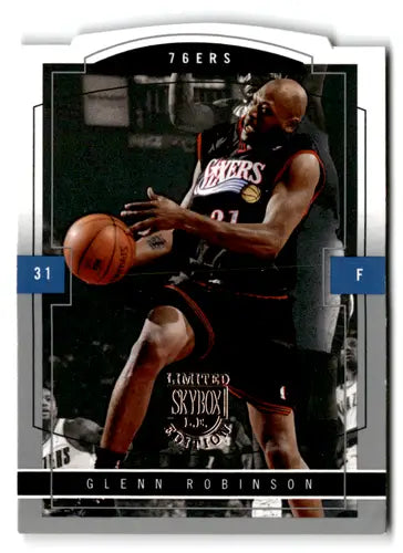 Glenn Robinson basketball card from SkyBox LE Retail with original gloss in near mint condition