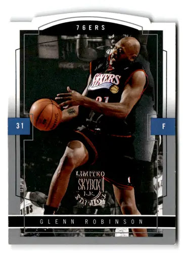 Original gloss SkyBox LE Retail Glenn Robinson basketball card in near mint condition