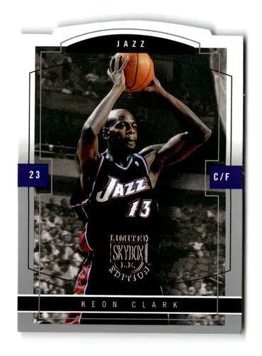 Original gloss SkyBox LE Retail Keon Clark basketball card from 2003-04 season