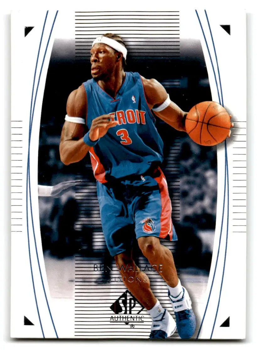 2003-04 SP Authentic #22 Ben Wallace - Basketball Card Single