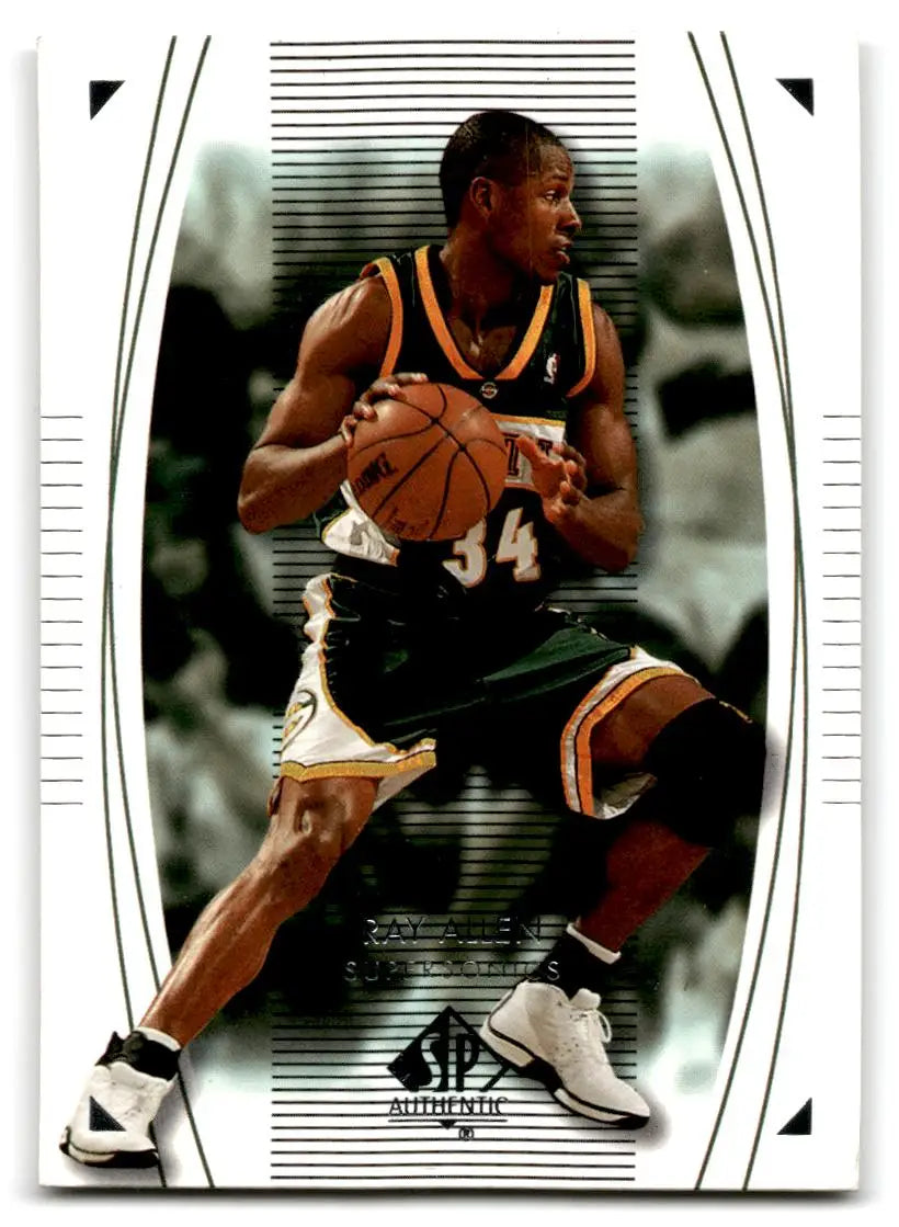 2003-04 SP Authentic #80 Ray Allen - Basketball Card Single