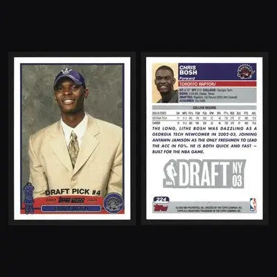 2003-04 Topps Chris Bosh #224 Toronto Raptors RC HOF