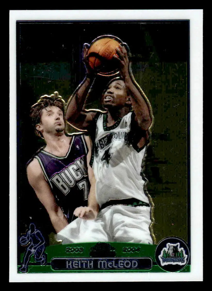 2003-04 Topps Chrome #163 Keith Mcleod - Basketball Card Single
