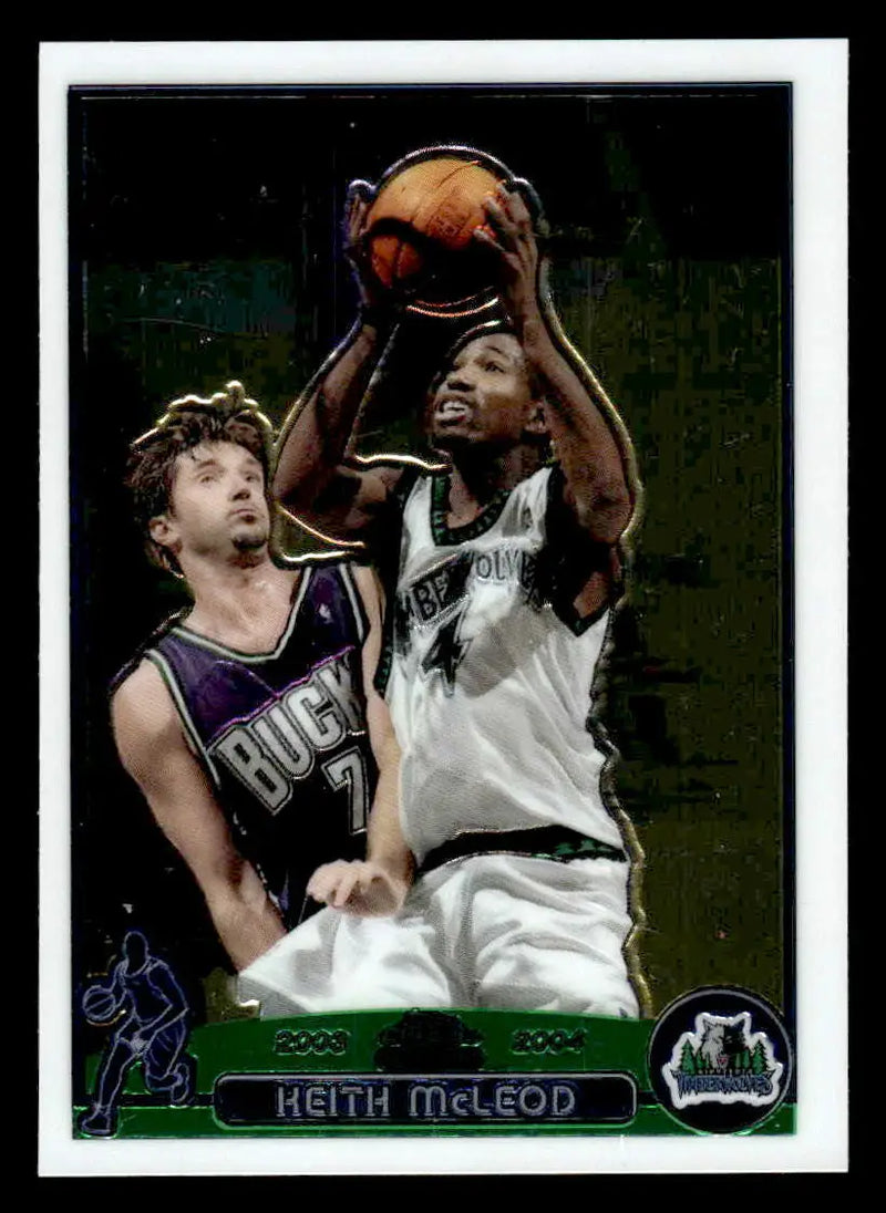 2003-04 Topps Chrome #163 Keith Mcleod - Basketball Card Single