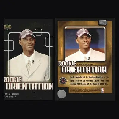 2003-04 UD Victory Rookie Orientation Chris Bosh #104 RC HOF - Basketball Card Single