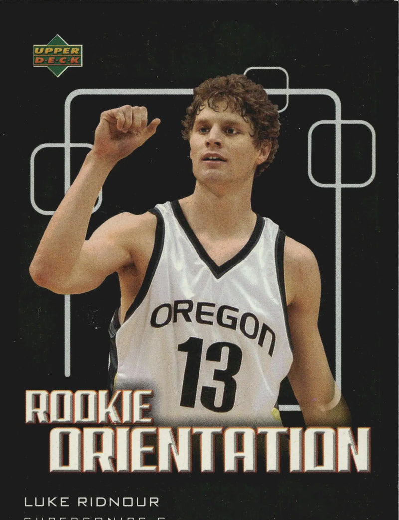 2003-04 UD Victory Rookie Orientation Luke Ridnour #134 Sonics RC - Basketball Card Single