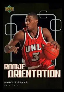 2003-04 Upper Deck Victory #113 Marcus Banks Base RC Boston Celtics - Basketball Card Single