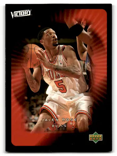 Jalen Rose basketball card from 2003-04 Upper Deck Victory with original gloss in near mint condition