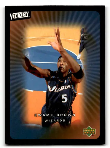 2003-04 Upper Deck Victory #99 Kwame Brown NM Near Mint Wizards ID:59425 - Basketball Card Single