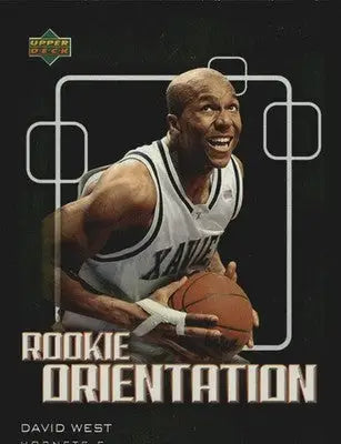 2003-04 Upper Deck Victory David West #118 Rookie Orientation RC Hornets - Basketball Card Single