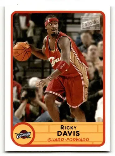 2003 Bazooka #13 Ricky Davis Cleveland Cavaliers Basketball Cards EX ID:58739 - Basketball Card Single