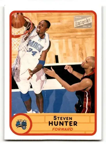 2003 Bazooka #139 Steven Hunter Orlando Magic Basketball Cards EX/NM ID:58711 - Basketball Card Single