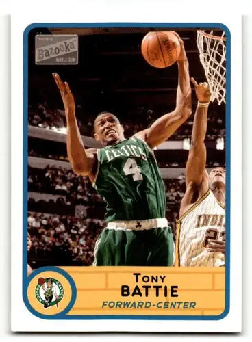 2003 Bazooka #144 Tony Battie Boston Celtics Basketball Cards EX/NM ID:58728 - Basketball Card Single