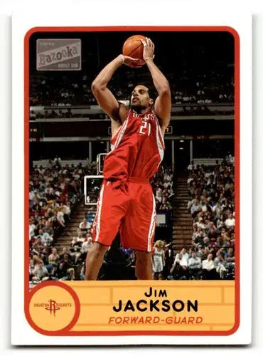 2003 Bazooka #147 Jim Jackson Houston Rockets Basketball Cards EX/NM ID:58723 - Basketball Card Single