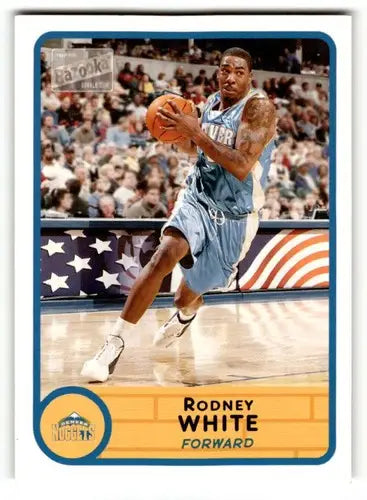 2003 Bazooka #208 Rodney White Denver Nuggets Basketball Cards EX/NM ID:58750 - Basketball Card Single