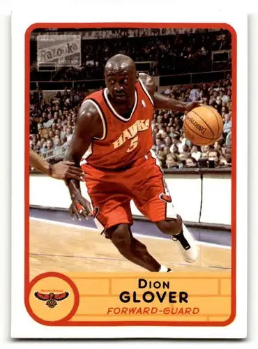 2003 Bazooka #215 Dion Glover Atlanta Hawks Basketball Cards EX/NM ID:58727 - Basketball Card Single
