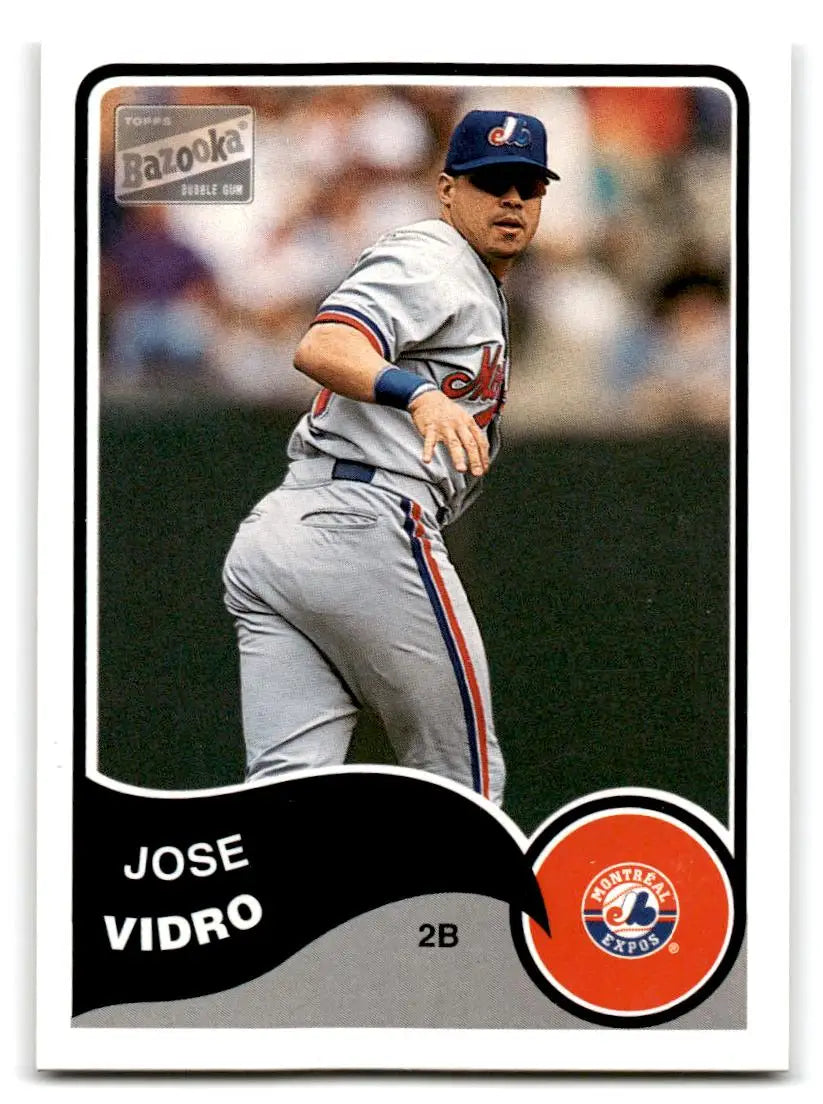 2003 Bazooka #84 Jose Vidro - Baseball Card Single