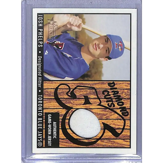 2003 Bowman Heritage #DC-JLP Josh Phelps Diamond Cuts Relics NM-MT Baseball Card - Baseball Card Single